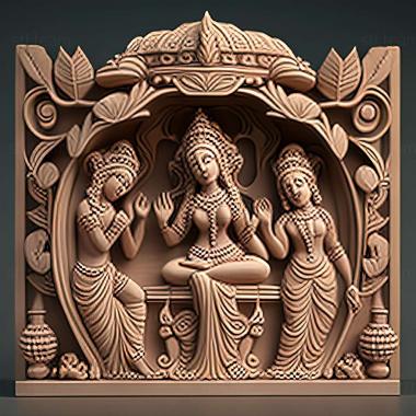 3D model Vaishnavism Vaisnavism (STL)